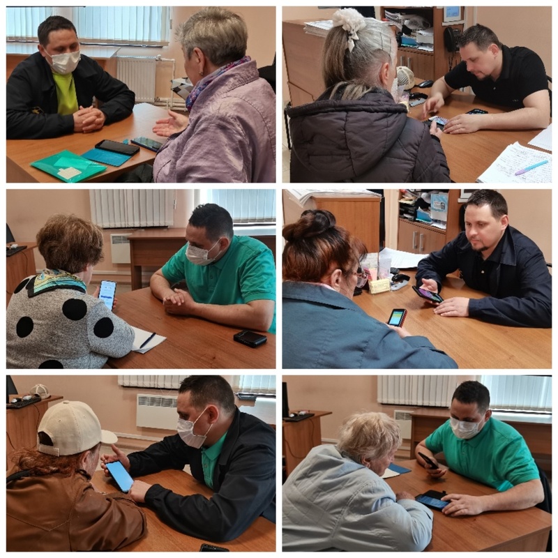 Индивидуальные занятия по обучению основам пользования мобильными устройствами и интернетом