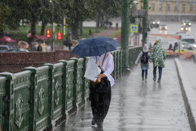 Сильный ветер и дожди вернутся в Санкт-Петербург в середине недели