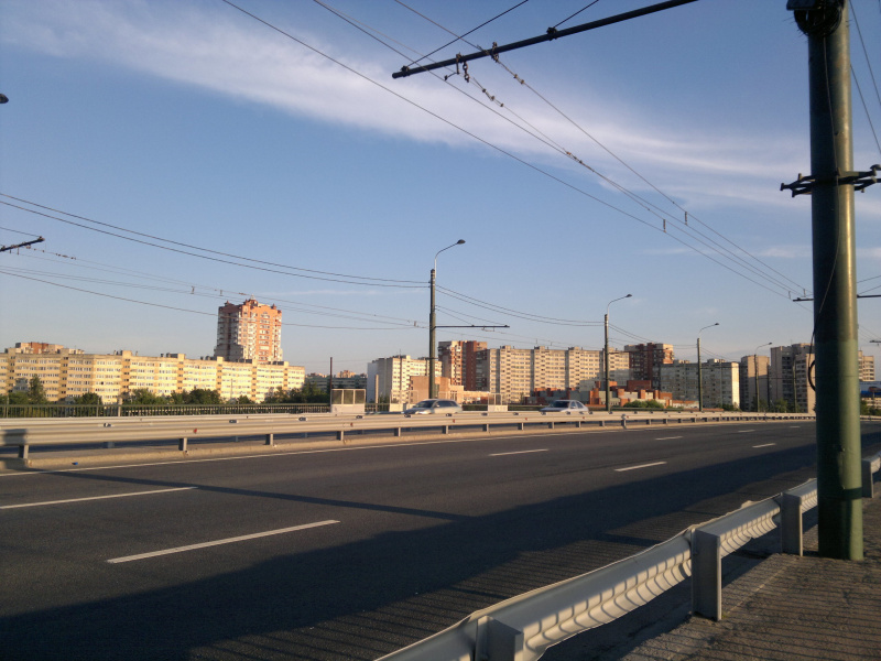 Путепровод «Автово» на Маршала Жукова перекроют на две недели с 15 июля.