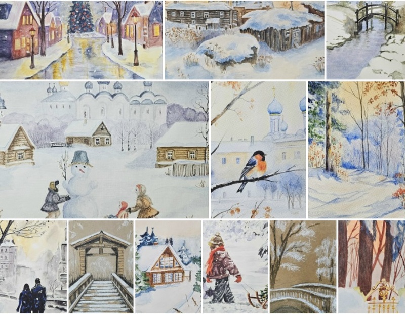 Выставка работ учеников проекта 