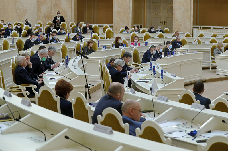 Заседание Законодательного Собрания Санкт-Петербурга