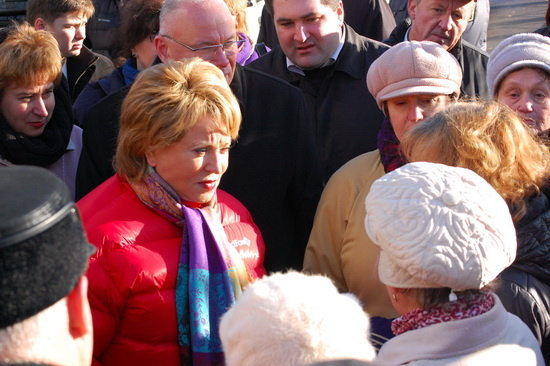 Визит губернатора В. И. Матвиенко