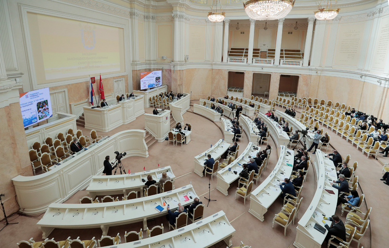 Заседание Законодательного Собрания Санкт-Петербурга