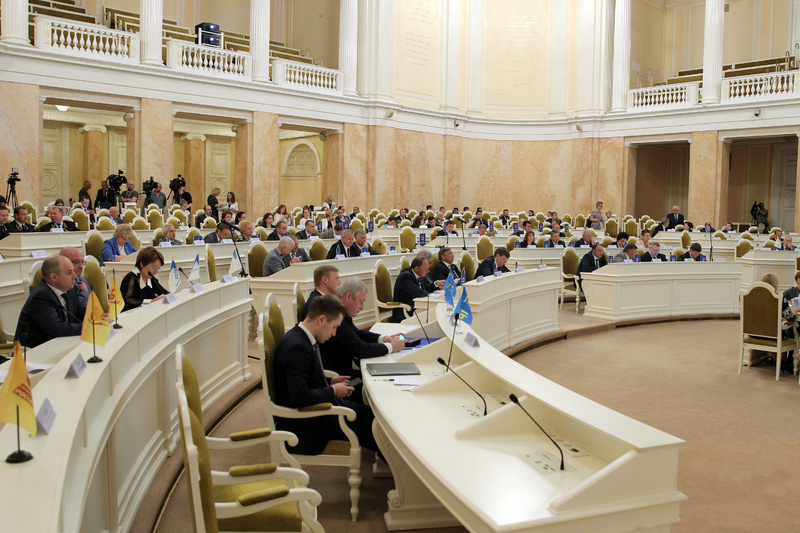 Заседание Законодательного Собрания Санкт-Петербурга