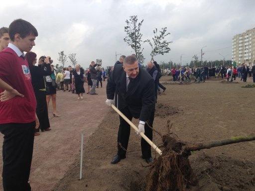 В Красном Селе появился сквер 300-летия города